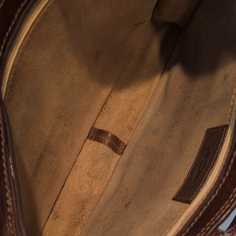 The Bridge - Brown Leather Briefcase Good Used Condition - Picture 8 of 13